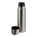 Rebusta zilver  vacuüm fles 