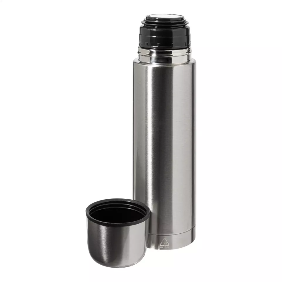 Rebusta silver  vacuum flask 