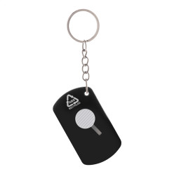 Parcelo noir  Porte-clés ouvre-lettres 