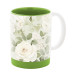 MultiColour Plus green white sublimation mug 