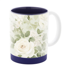 MultiColour Plus bleu blanc Mug sublimation 