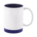 MultiColour Plus blauw wit sublimatie mok 
