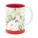 MultiColour Plus red white sublimation mug 