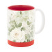 MultiColour Plus red white sublimation mug 