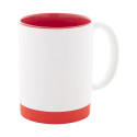 MultiColour Plus rood wit sublimatie mok 