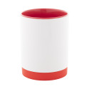 MultiColour Plus rood wit sublimatie mok 