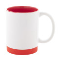 MultiColour Plus rood wit sublimatie mok 