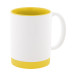 MultiColour Plus jaune blanc Mug sublimation 