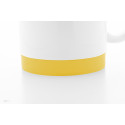 MultiColour Plus geel wit sublimatie mok 