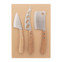 Fontina natural  cheese knife set 
