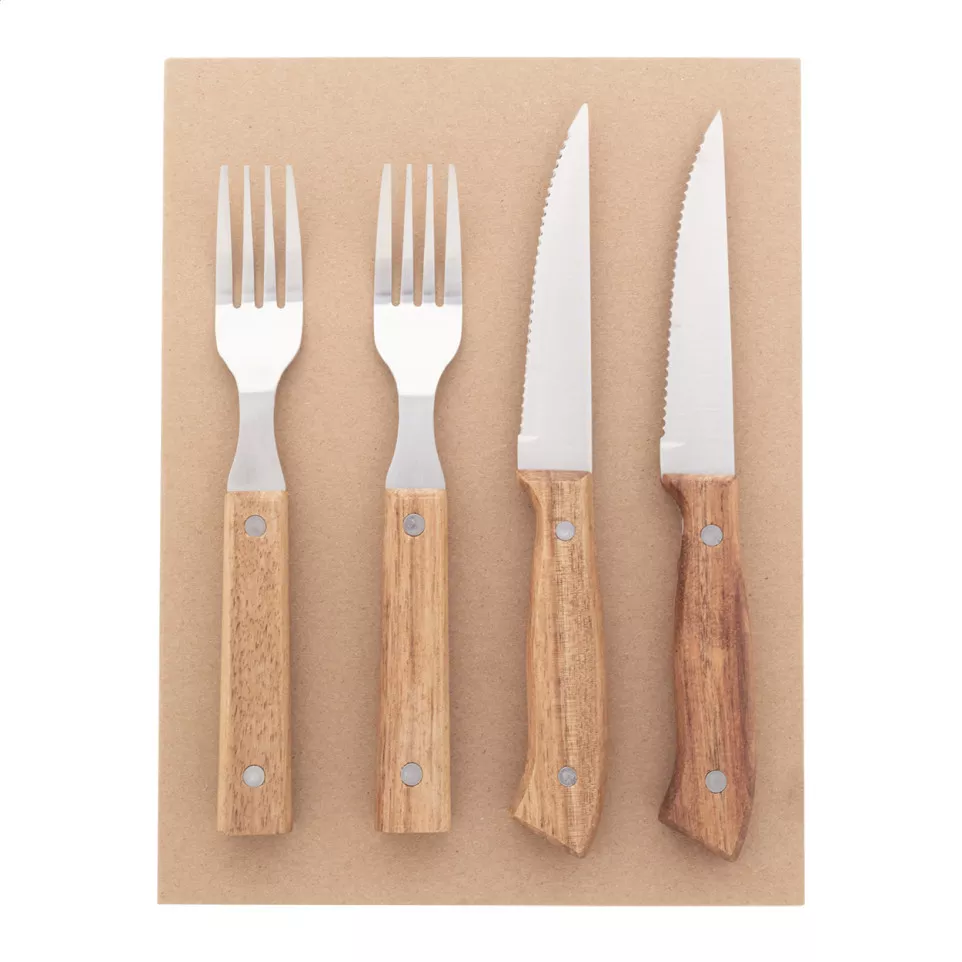 Tomahawk naturelle  Set de couverts...