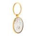 Nitidus gold  keyring 