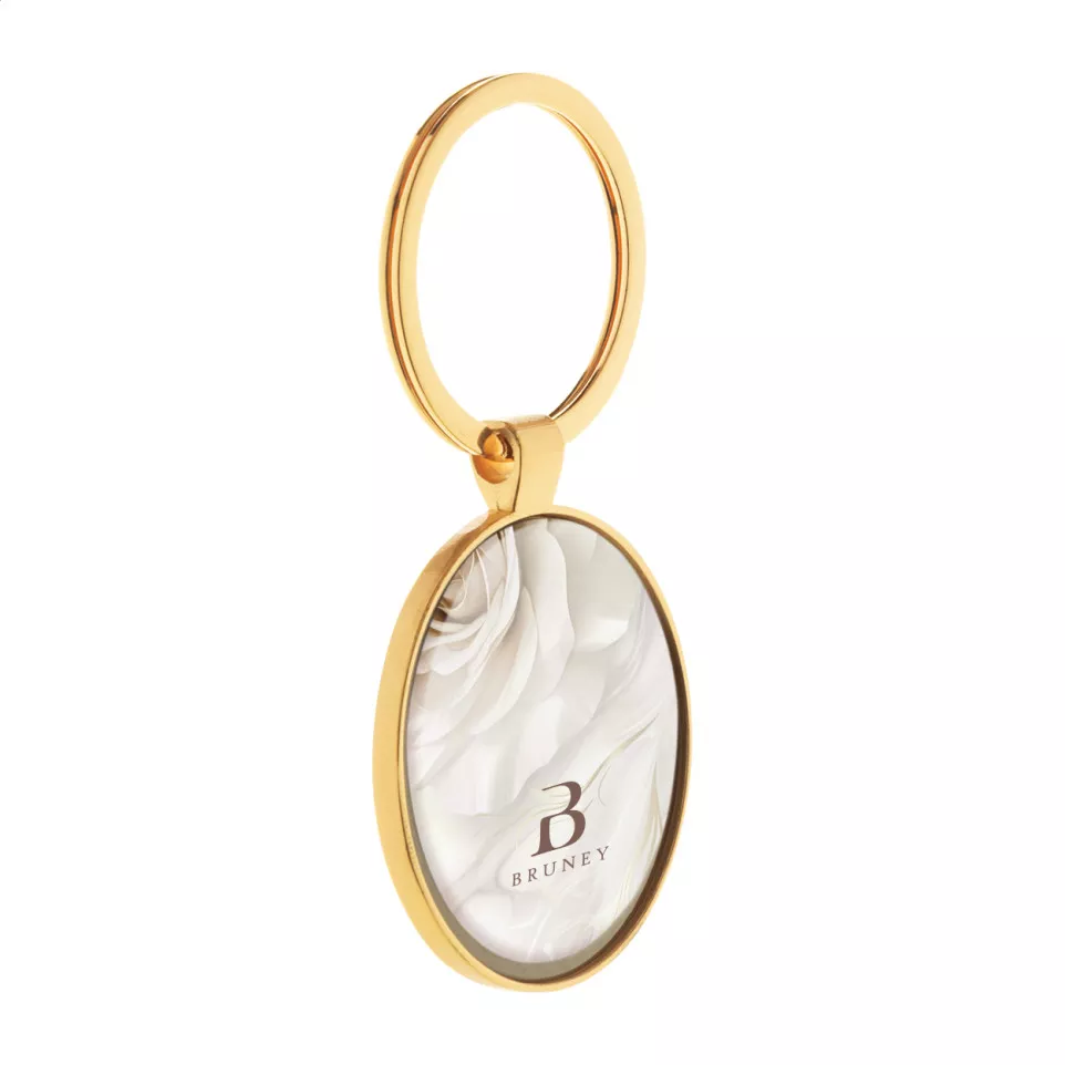 Nitidus gold  keyring 