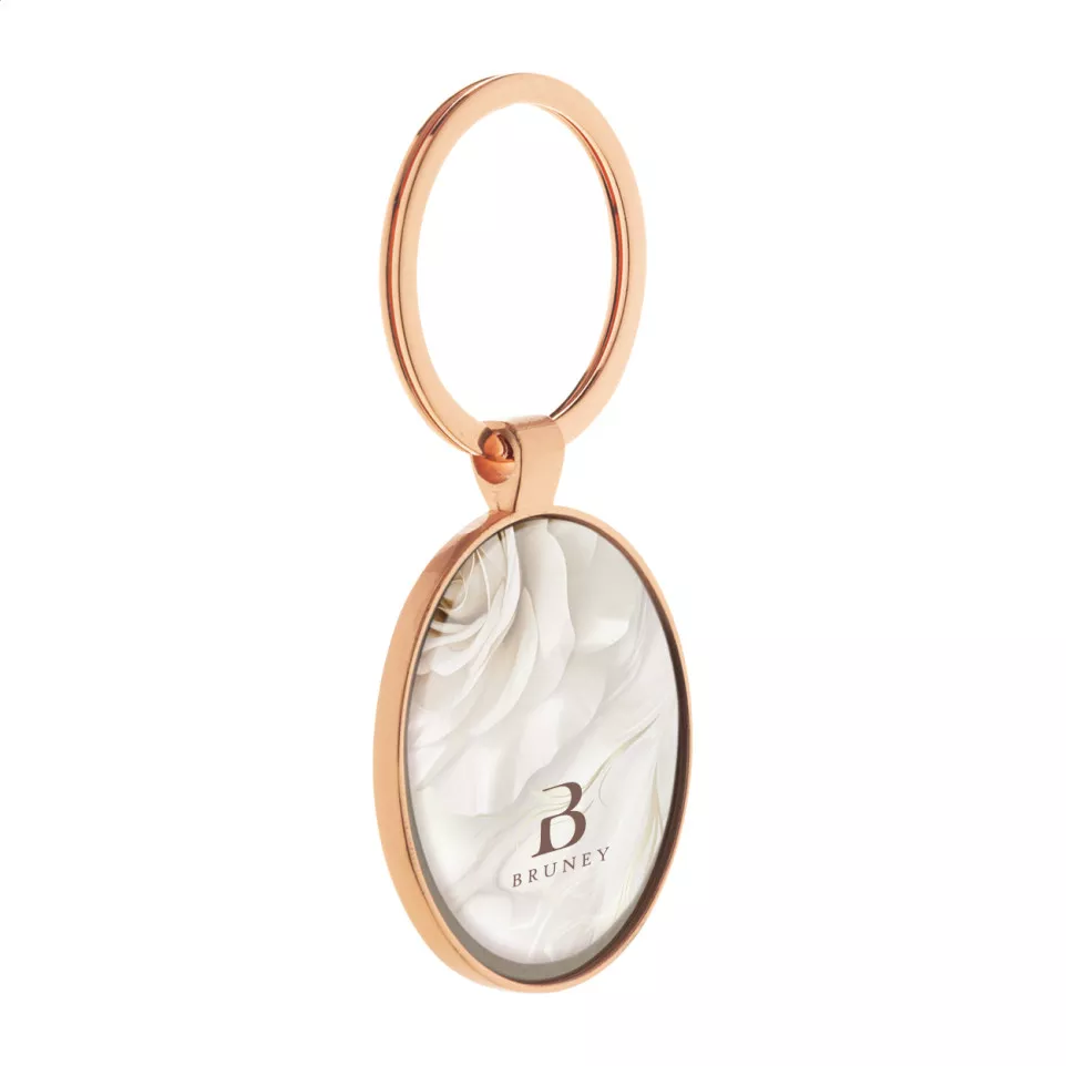 Nitidus rose  keyring 