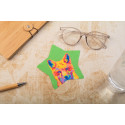 CreaClean RPET wit  custom made brillendoekje, ster 