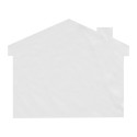CreaClean RPET wit  custom made brillendoek, huis 