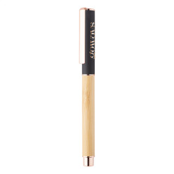 Blush zwart natuurlijk roller balpen 