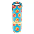 VinoBag zwart wit custom made RPET-wijntas 