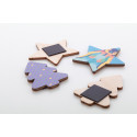 Woofri Xmas natural  custom Christmas fridge magnet, Christmas tree 