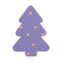 Woofri Xmas natuurlijk  custom made kerst koelkastmagneet, kerstboom 