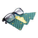 CreaClean Xmas blanc  Essuie-lunettes Noël 