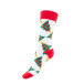 Sokkex wit  Kerst sokken 43-46