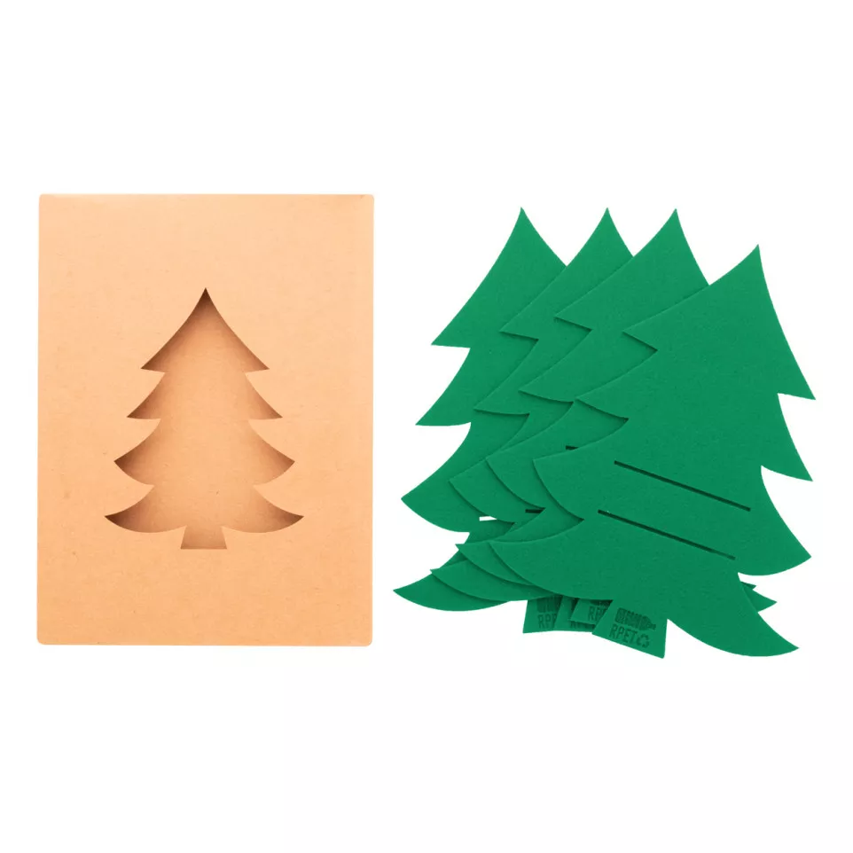 Tonsvik green  RPET Christmas cutlery...