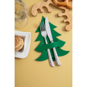Tonsvik groen  RPET Kerst bestekhouderset 