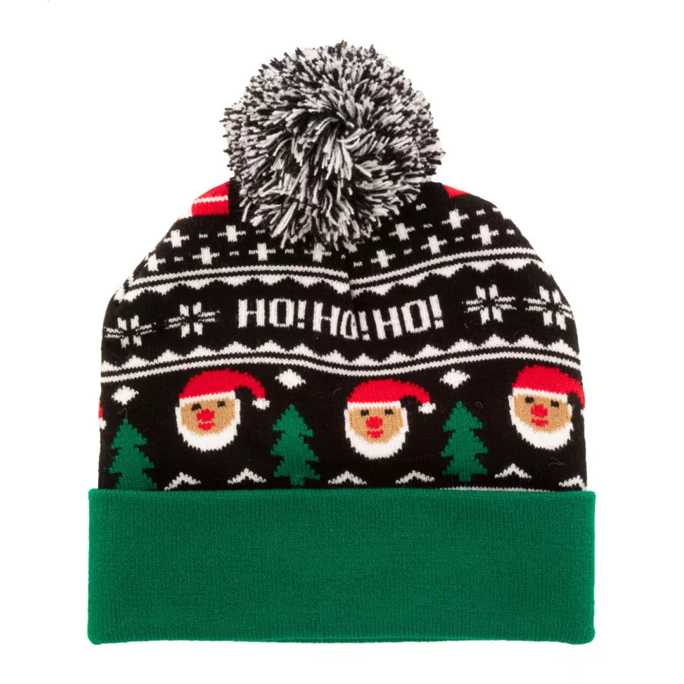 Morkved meerkleurig  Kerst wintermuts 