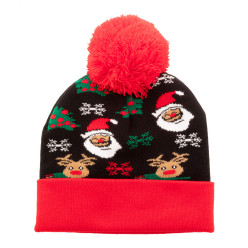 Morkved meerkleurig  Kerst wintermuts 