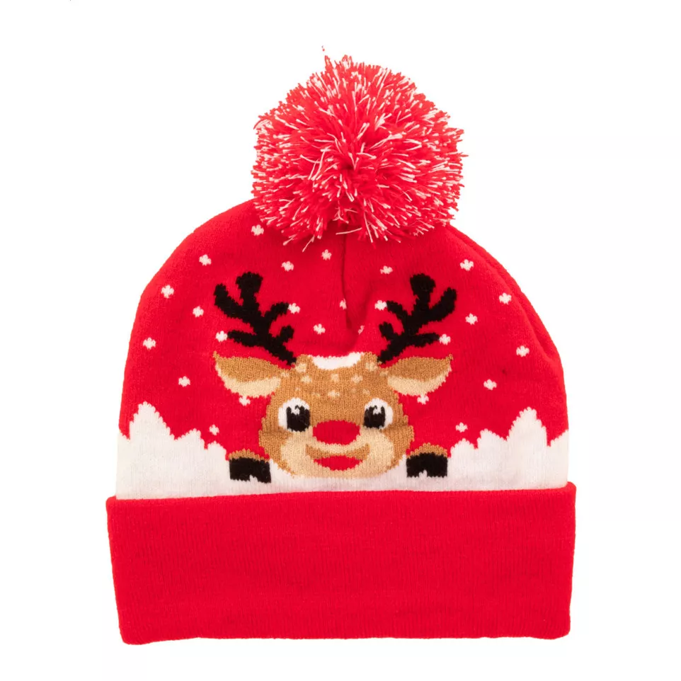 Morkved meerkleurig  Kerst wintermuts 