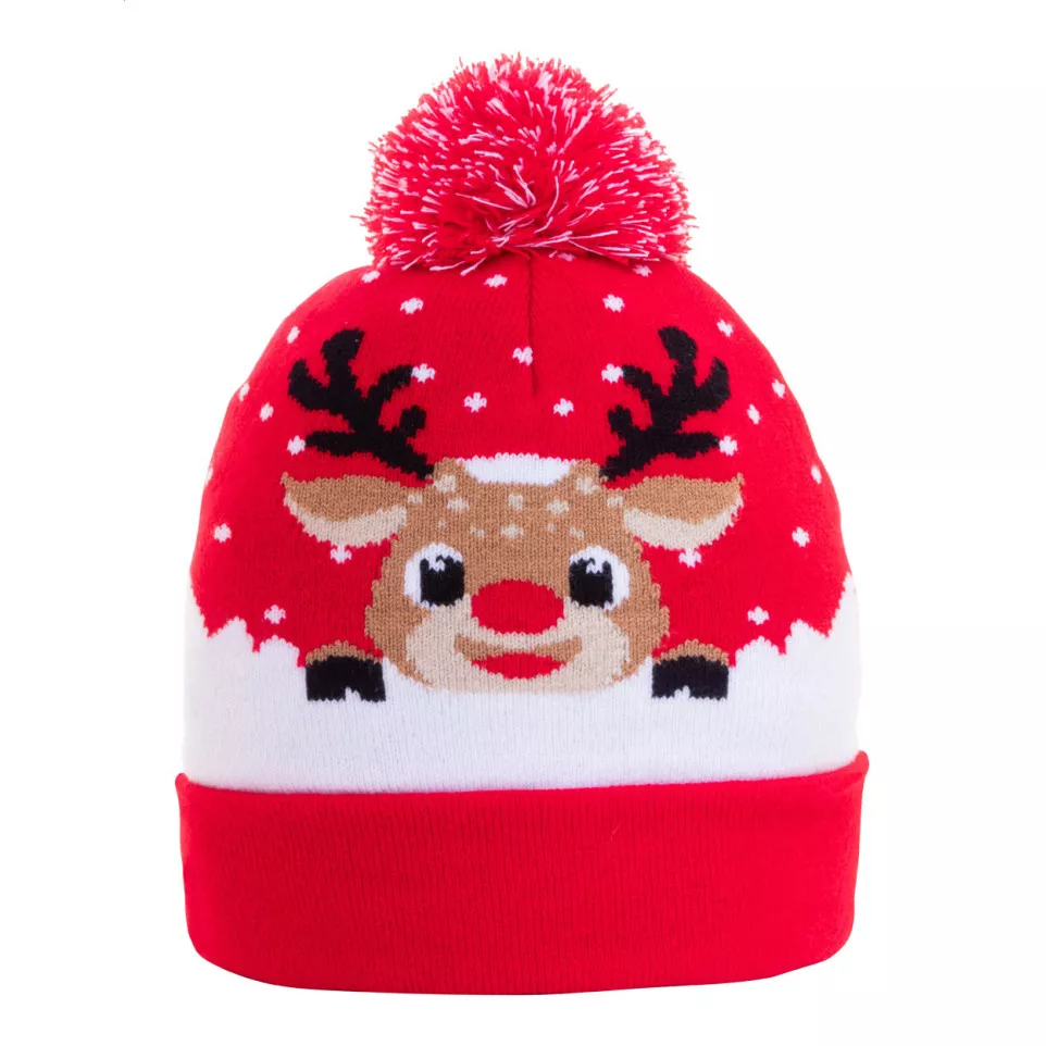 Morkved meerkleurig  Kerst wintermuts 