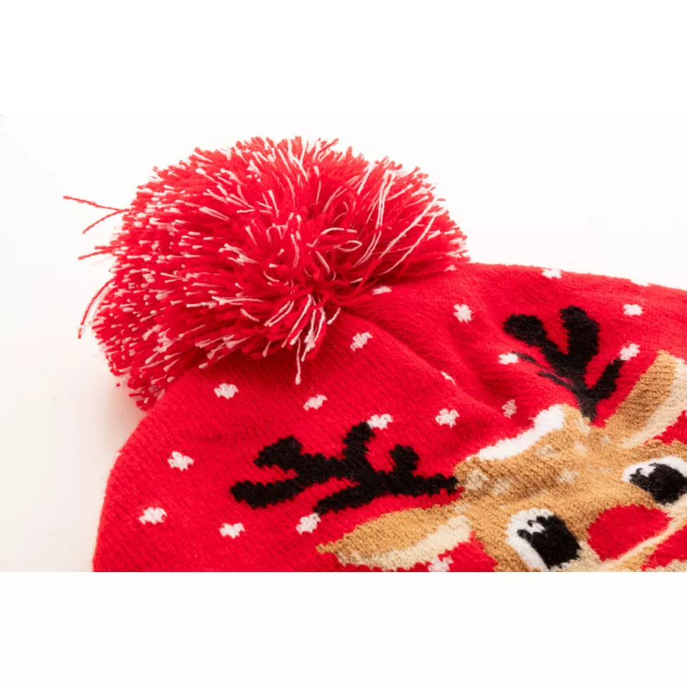 Morkved meerkleurig  Kerst wintermuts 