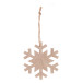 Rosvik natuurlijk  Kerstboomornament, sneeuwvlok 