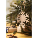Rosvik natuurlijk  Kerstboomornament, sneeuwvlok 