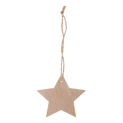 Rosvik natuurlijk  Kerstboomornament, ster 
