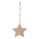 Rosvik natural  Christmas tree ornament, star 