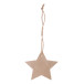 Rosvik natural  Christmas tree ornament, star 