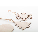 Rosvik natuurlijk  Kerstboomornament, ster 