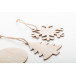Rosvik natural  Christmas tree ornament, star 