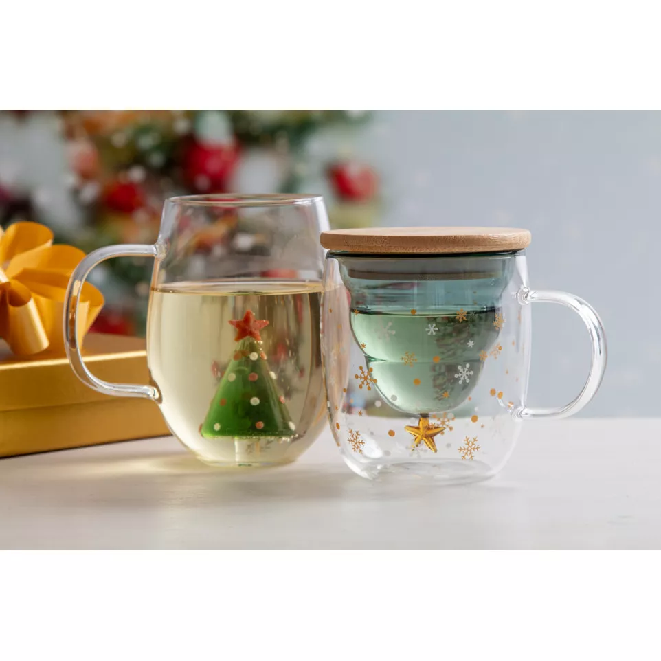 Sjonsta transparant  Kerst mok 