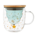 Honkapuu transparent naturelle Mug Noël 