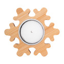 Rognan natural  Christmas candle, snowflake 