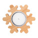 Rognan natural  Christmas candle, snowflake 