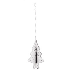 Suodatee zilver  Kerstthee-ei, kerstboom 