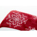 Knivsta red  RPET Christmas blanket 