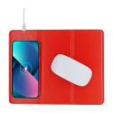 Peppu Charge red  wireless charger mousepad 