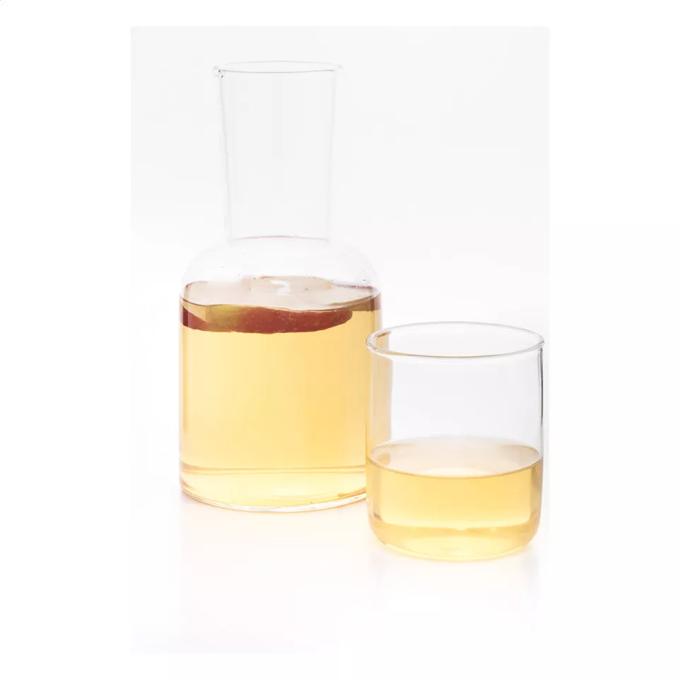 Palmer transparent  Set avec un verre...