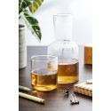 Palmer transparent  Set avec un verre et une carafe 