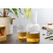 Palmer transparent  Set avec un verre et une carafe 